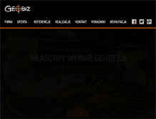 Tablet Screenshot of geobiz.pl